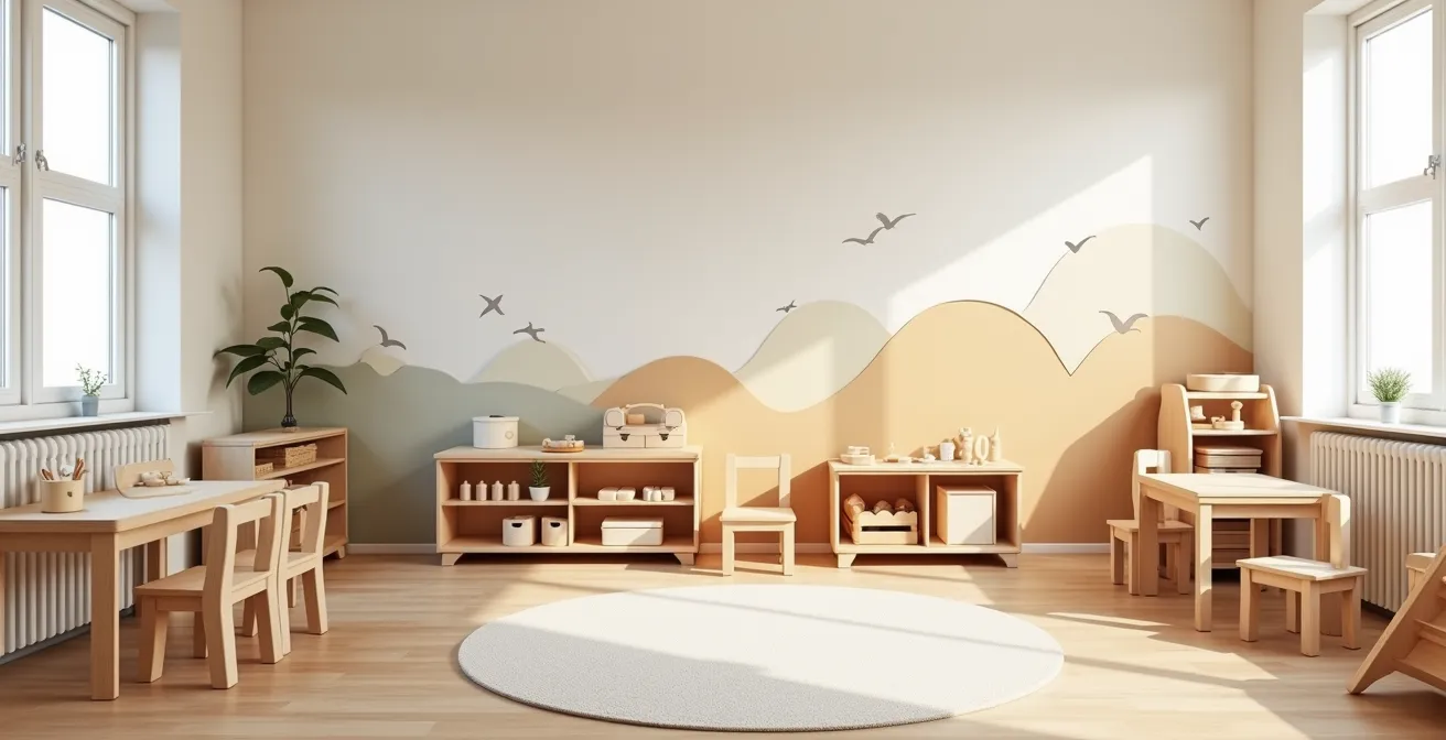 Parcours de développement de l'enfant avec jalons visuels