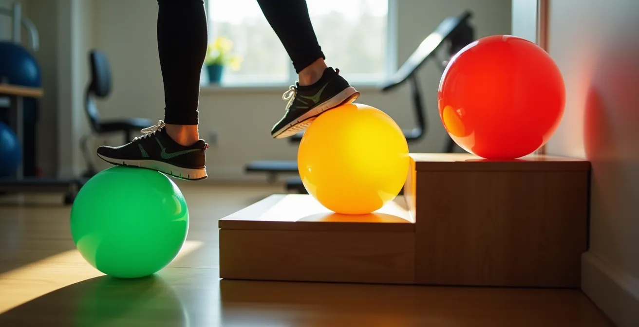 Système visuel du feu de circulation pour évaluer la douleur lors du mouvement